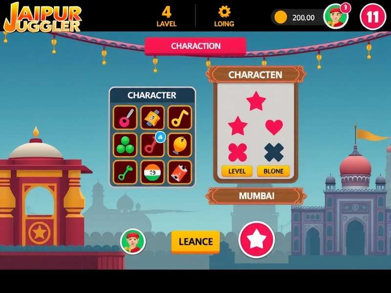 Jaipur Juggler character customization options